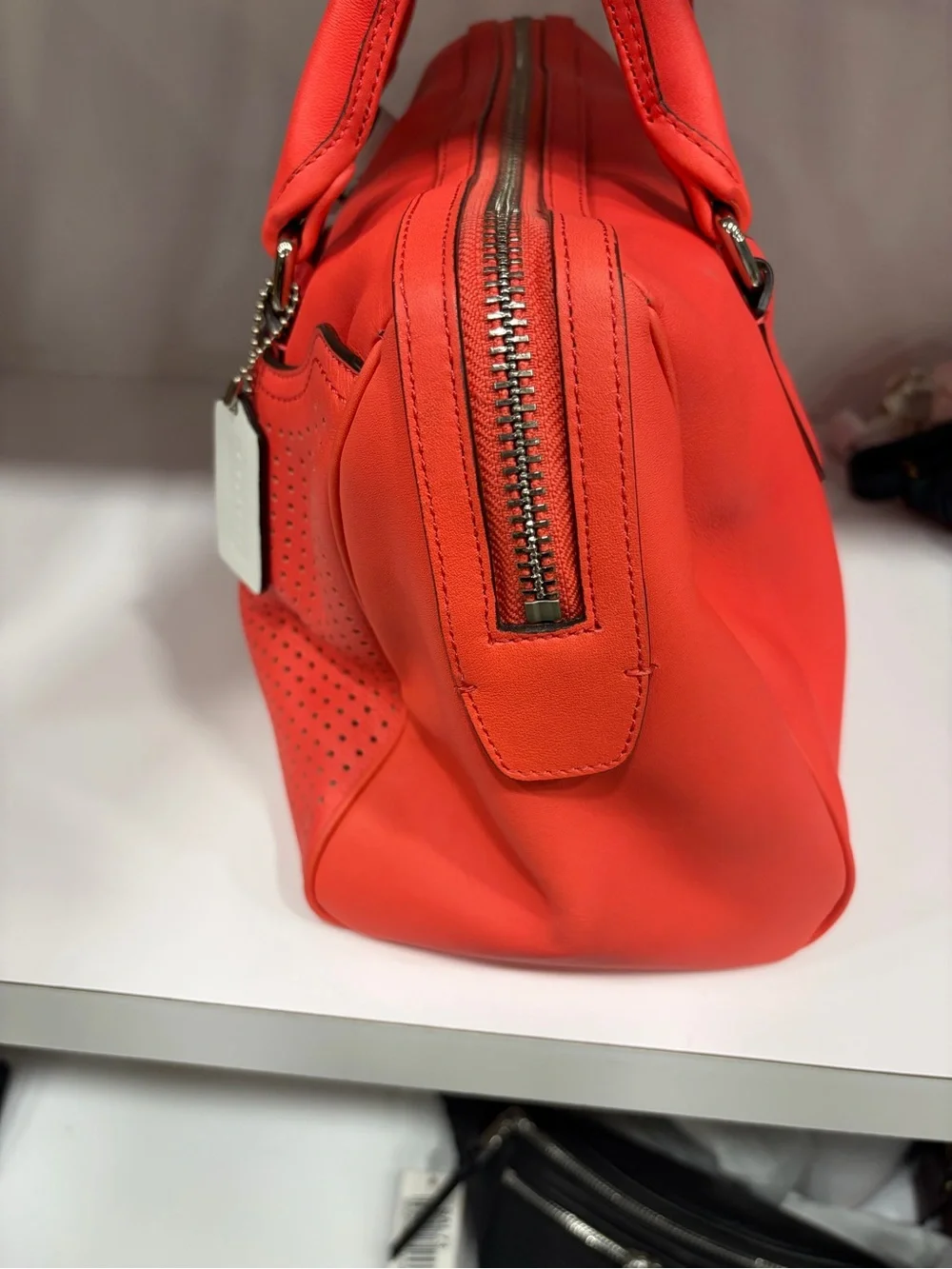 Coach satchel vibrant